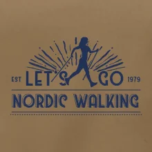 Let's go nordic walking - vintage Let's go nordic walking - vintage