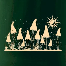 Goblincore noční krajina