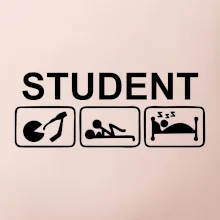 Pít užívat spát - student