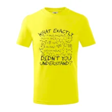 What exactly didnt you understand Chemistry