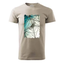 Barevné nebe - stožáry vysokého napětí