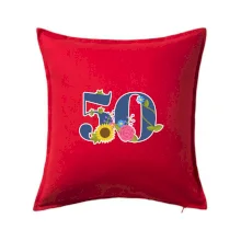 Květinové číslo kreslené - 50