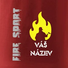 Hasiči - oheň - Váš název - Prso + záda