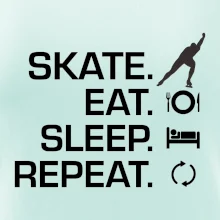 Eat sleep skate - lední bruslení