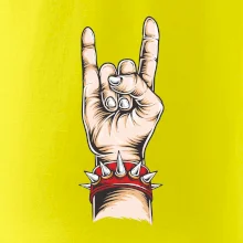 Rocková ruka s náramkem