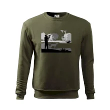 Lovec a ohař v lese