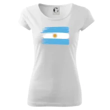 Argentina vlajka kreslená štětkou