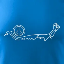 Pěst a symbol míru