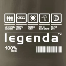 Čárový kód - Legenda