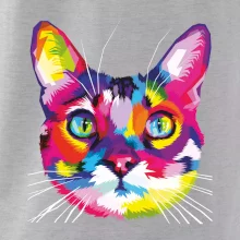 Kočka duhová hlava