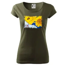 Ukrajina slunečnice a kroj