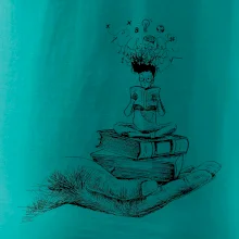 Čtenář - ruka kreslená