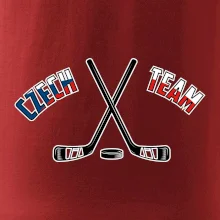 Czech team - hokejky a puk