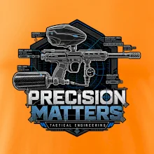Technický nákres precision matters paintball