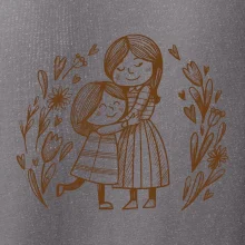 Matka a dcera v objetí