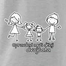 Opravdoví muži dělají dvojčata - holka kluk