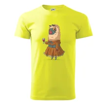 Alpaka s vínem žena