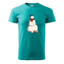 Sněhulák se spadlým nosem