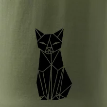 Origami kočka zepředu