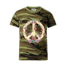 Peace symbol pískový