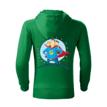 Táta superman - holka a kluk Táta superman - holka a kluk