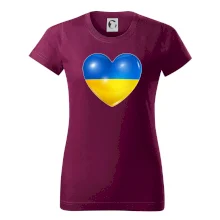 Ukrajina srdce vlajka