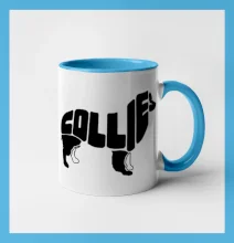 Border kolie písmo v těle