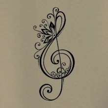 Houslový klíč kytky