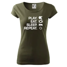 Stolní tenis - eat sleep