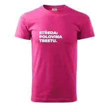 STŘEDA:  POLOVINA TRESTU.
