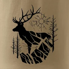 Jelen v lese křivky