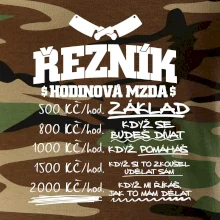 Hodinová mzda řezník
