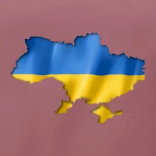 Ukrajina vlajka mapa Ukrajina vlajka mapa