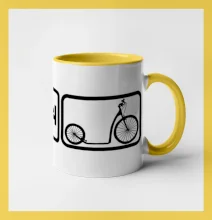 Eat sleep koloběžka velké a malé kolo