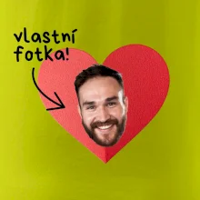 Vlastní fotka v srdci