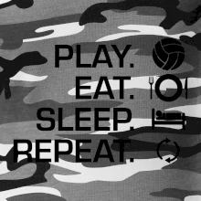 Play Eat Sleep Repeat volejbal Play Eat Sleep Repeat volejbal