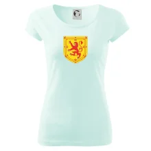 Skotský lev na hrudi