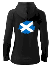 Skotská vlajka kreslená štetcem