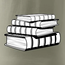 Knihy černobílé na sobě