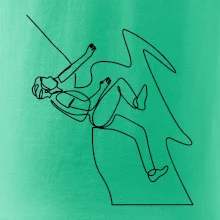 Lezec na skále jedním tahem