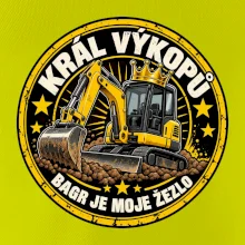 Král výkopů bagr je moje žezlo