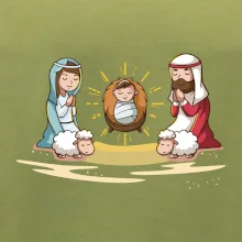 Ježíšek v jesličkách