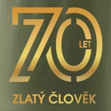 70 let zlatý člověk