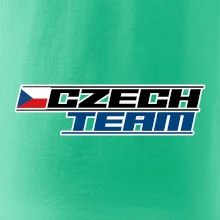 Czech team s vlajkou - Mistrovství světa v ledním hokeji 2025