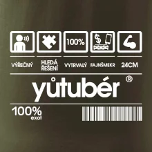 Čárový kód - youtuber