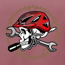 Lebka biker opravář