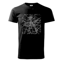 Mapy měst černobílé Plzeň