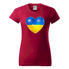 Ukrajina srdce vlajka