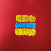 Turistická Cyklo značka - žluto modrá