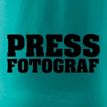 Novinář nápis - Press Fotograf